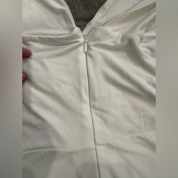 Club L Elegant White halter Maxi Dress size large - Picture 9 of 11